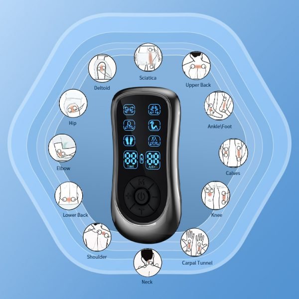 Wireless Mini Machine Remote Rechargeable Tens Massager For Back