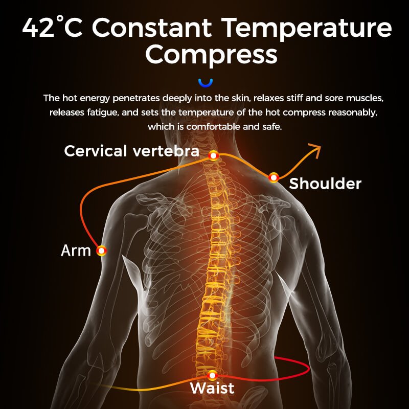 Multifunctional Cordless Shiatsu Massager for Neck and Back 04