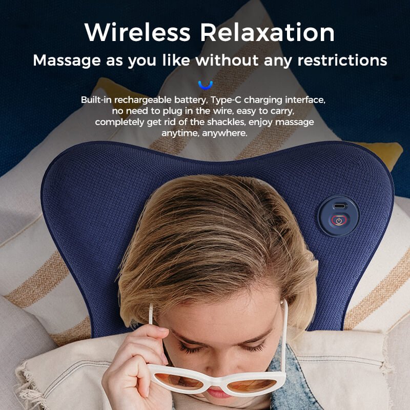 Multifunctional Cordless Shiatsu Massager for Neck and Back 05